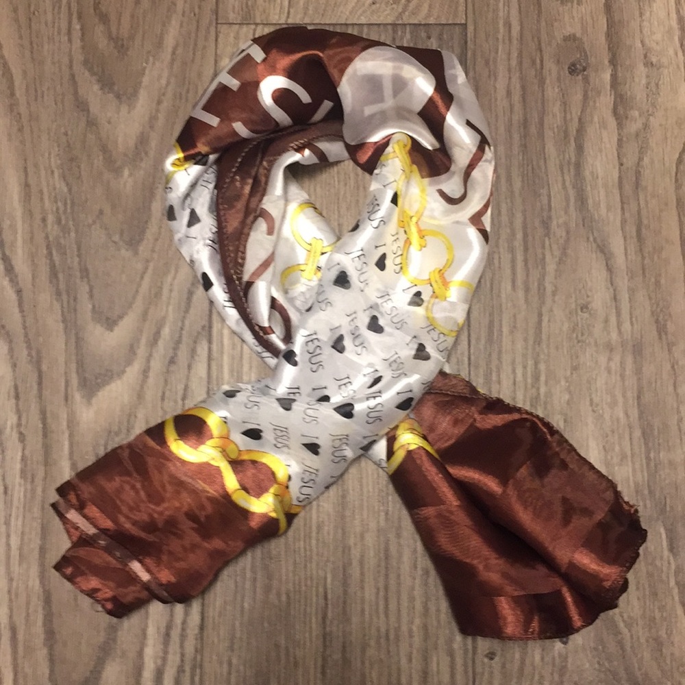 Brand New I 🖤Jesus Scarf - Picture 3 of 5